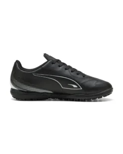 PUMA - SCARPA DA CALCETTO NERA E BIANCA VITORIA II TT DAL 28 AL 38.5, 108504-01