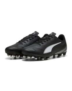 PUMA - SCARPA DA CALCIO DA UOMO NERA E BIANCA VITORIA II FG/AG, 108500-01