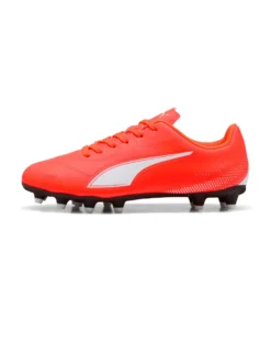 PUMA SCARPA DA CALCIO JUNIOR ROSSA E BIANCA VITORIA II FG/AG DAL 29 AL 38,5   108503-03