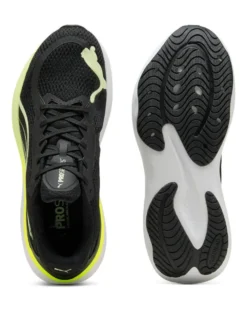 PUMA - SCARPA DA CORSA SCEND PRO 2 NERA E GIALLO FLUO DA UOMO, 310779-30