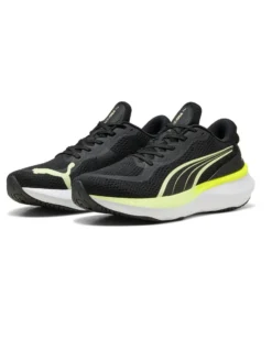 PUMA - SCARPA DA CORSA SCEND PRO 2 NERA E GIALLO FLUO DA UOMO, 310779-30