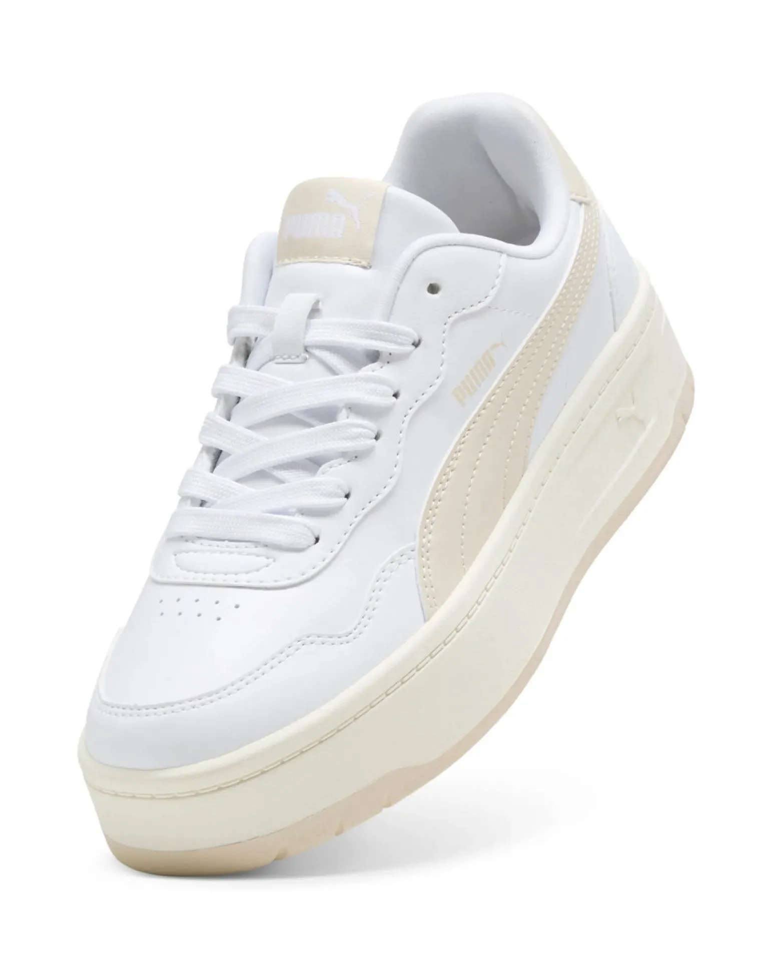 PUMA - Scarpa da donna bianca con dettagli avorio - COURT LALLY SKYE