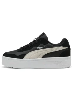 PUMA - Scarpa da donna nera con dettagli bianchi - COURT LALLY SKYE SD