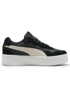 PUMA - Scarpa da donna nera con dettagli bianchi - COURT LALLY SKYE SD