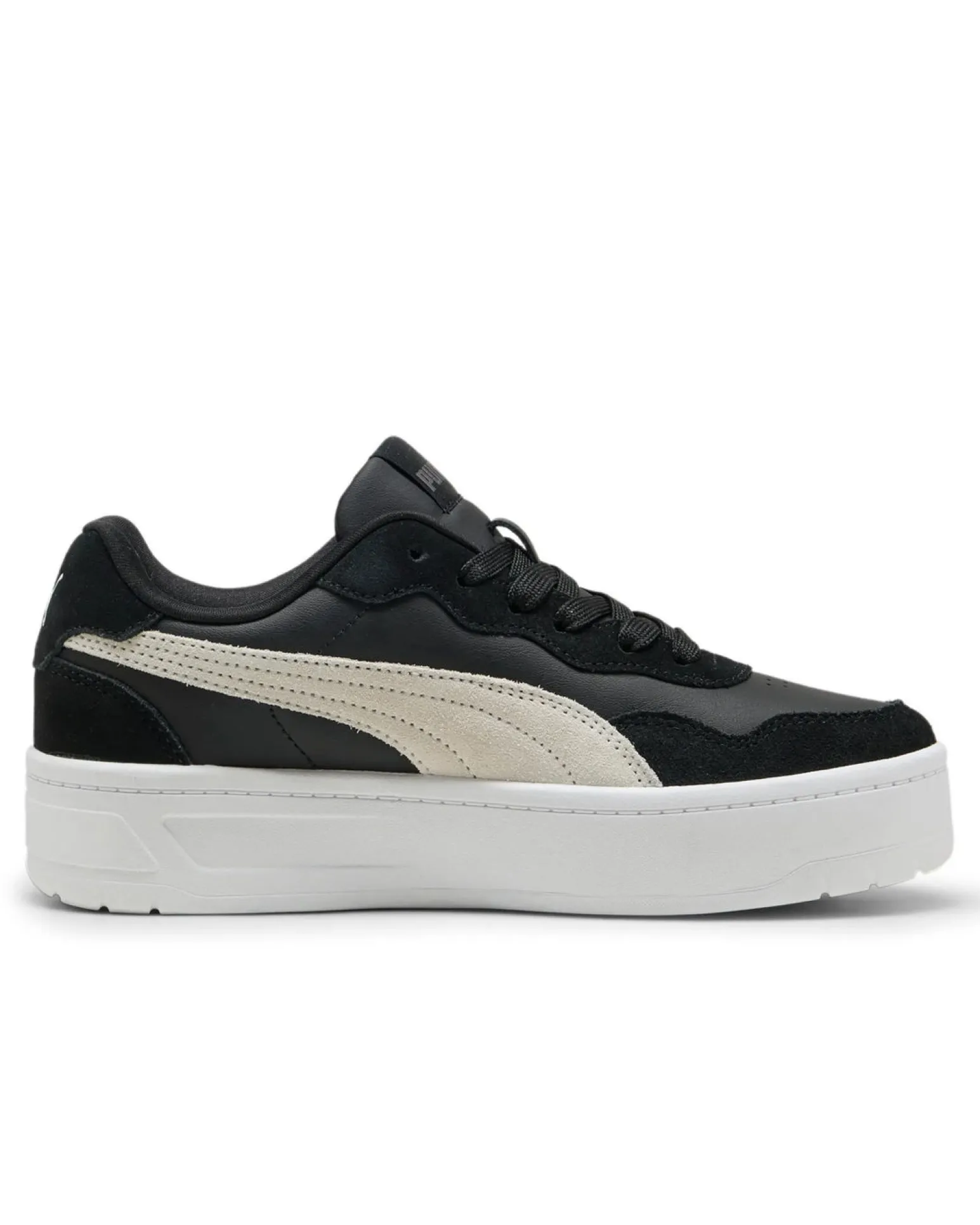 PUMA - Scarpa da donna nera con dettagli bianchi - COURT LALLY SKYE SD