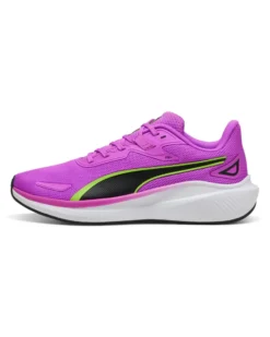 PUMA - SCARPA DA RUNNING DONNA VIOLA, NERA E GIALLO FLUO SKYROCKET LITE  379437-34