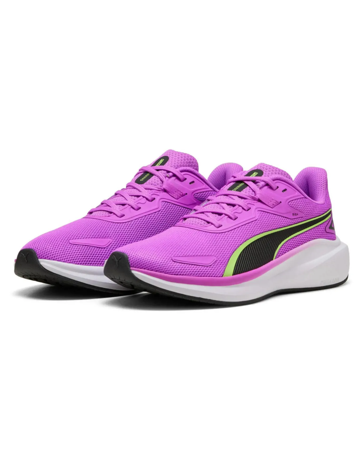 PUMA - SCARPA DA RUNNING DONNA VIOLA, NERA E GIALLO FLUO SKYROCKET LITE 379437-34