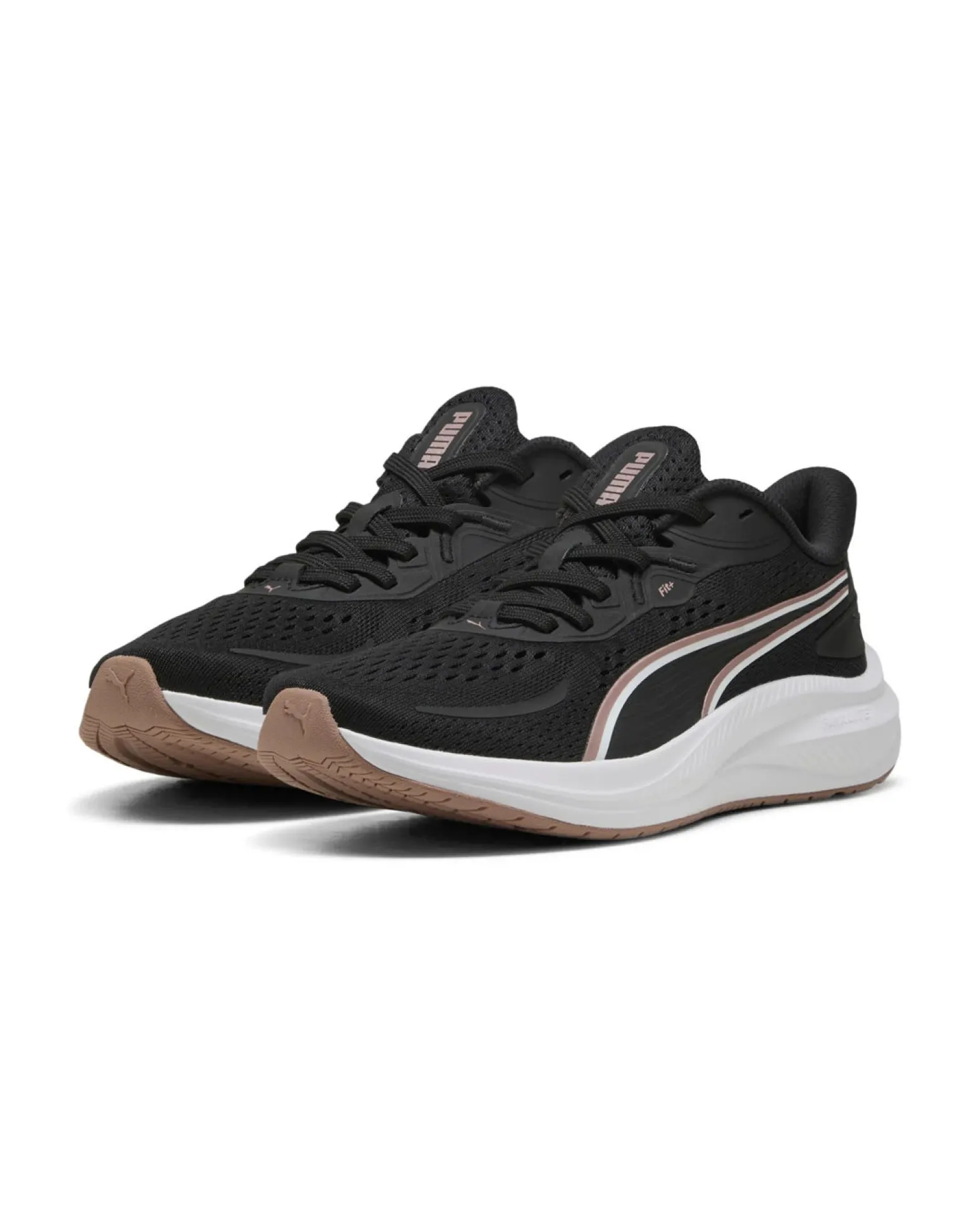 PUMA - SCARPA DA RUNNING NERA CON DETTAGLI BIANCHI E MARRONI - SKYROCKET LITE 2 DA DONNA, 311730-21