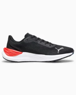 PUMA - Scarpa da running uomo nera in mesh traspirante con intersuola in schiuma - ELECTRIFY NITRO 3