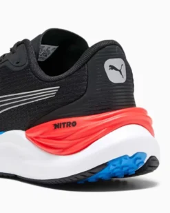PUMA - Scarpa da running uomo nera in mesh traspirante con intersuola in schiuma - ELECTRIFY NITRO 3