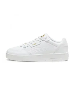 PUMA - SCARPA DA UOMO BIANCA COURT CLASSIC LUX - 395019-01