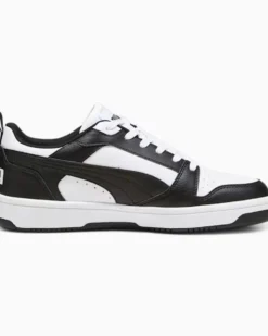 PUMA - SCARPA DA UOMO REBOUND V6 LOW WHITE-BLACK-WHITE - 392328-01