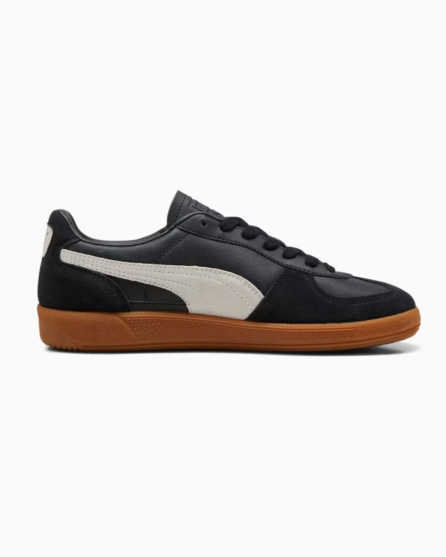 PUMA - SCARPA PALERMO LTH NERA E GRIGIA - 396464-03