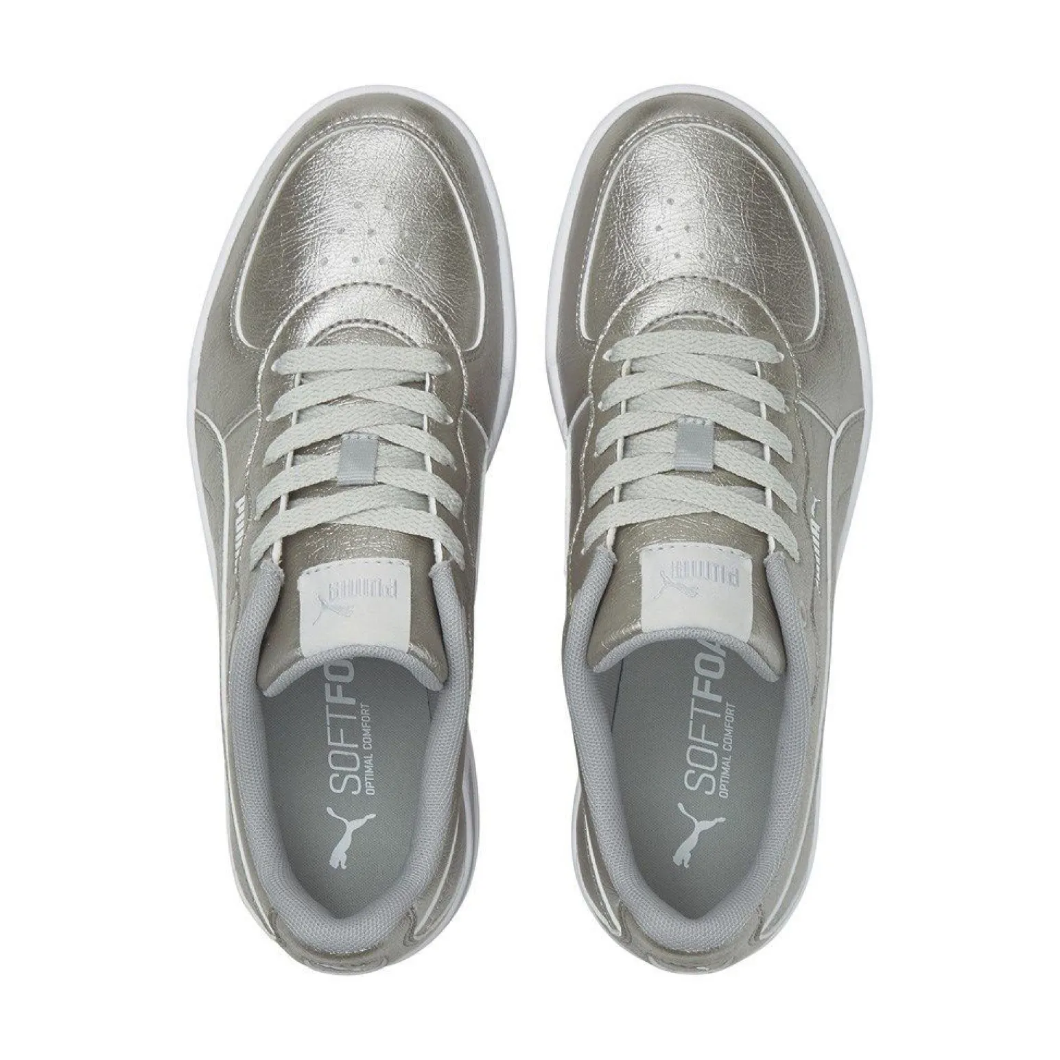PUMA - SCARPA SKYE WEDGE METALLIC SILVER - 38270202