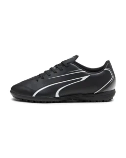 PUMA - Scarpe da calcetto uomo nere e bianche - VITORIA TT