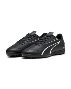 PUMA - Scarpe da calcetto uomo nere e bianche - VITORIA TT