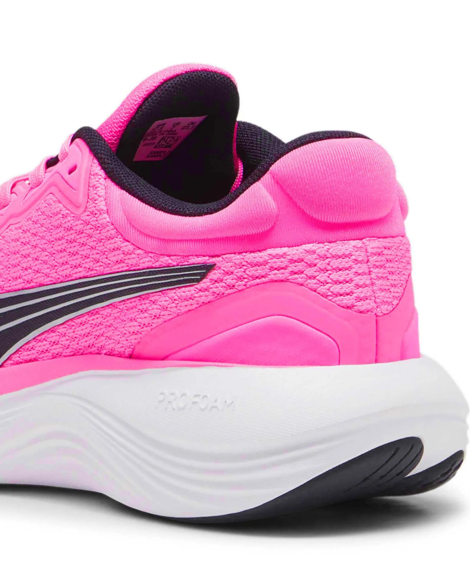 PUMA SCEND PRO - SCARPA DA RUNNING FUXIA FLUO CON DETTAGLI NERI DA DONNA, 378776-20