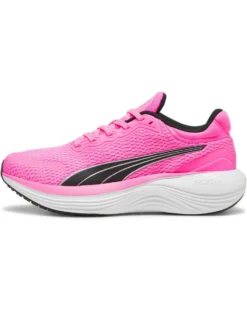 PUMA SCEND PRO - SCARPA DA RUNNING FUXIA FLUO CON DETTAGLI NERI DA DONNA, 378776-20