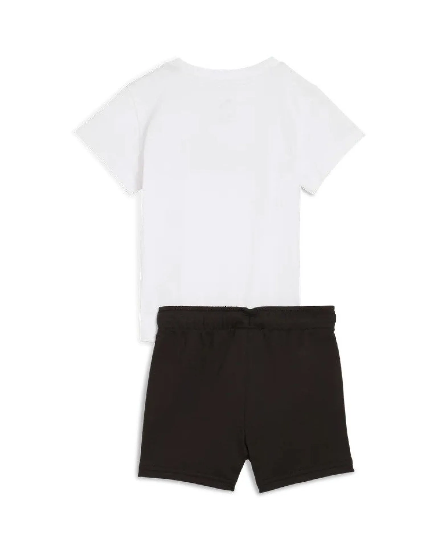 PUMA - SET SHORT+ T-SHIRT BIANCA E NERA BABY ( 6 MESI - 4 ANNI)MINICATS ESSENTIALS, 686285-02