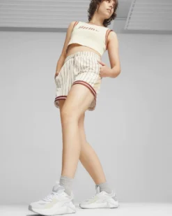 PUMA - SHORT BEIGE DA DONNA T7 FANBASE