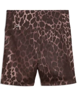 PUMA - SHORT MACULATO MARRONE E NERO ESSENTIAL SPOTTED HAZE DA DONNA, 528513-13