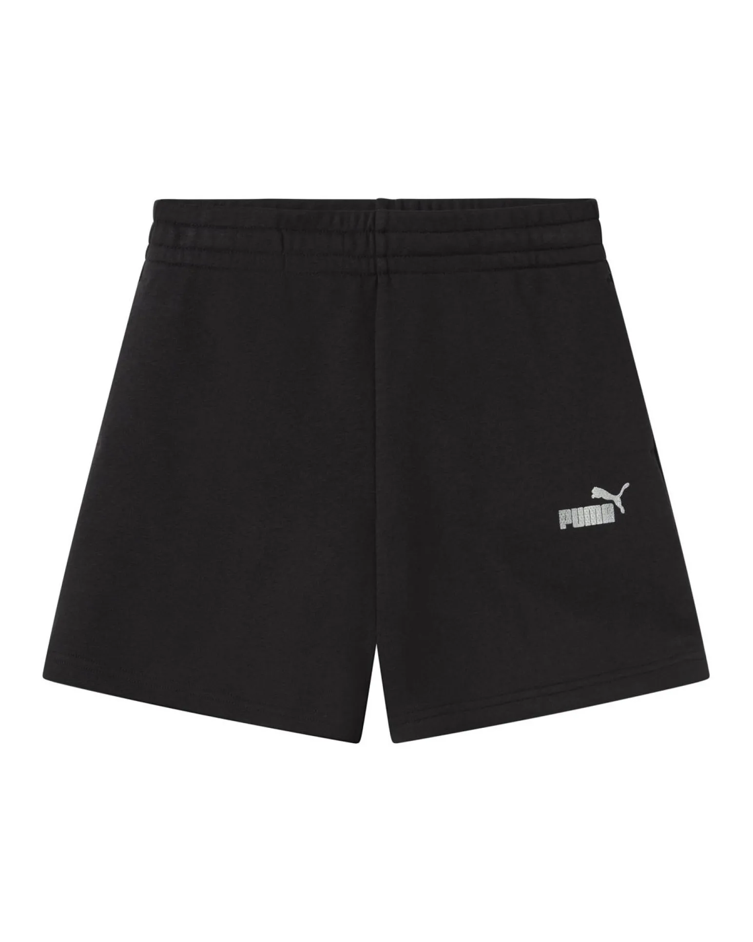 PUMA - SHORT NERO DA RAGAZZA ( 7-16 ANNI) ESSENTIAL +TEXTURED FOIL HIGH WAIST, 689058-01