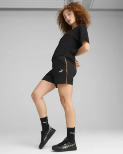 PUMA - SHORT NERO  ESSENTIAL GRAPHIC ANIMAL 5