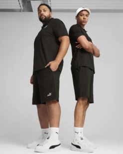 PUMA - SHORT NERO ESSENTIAL N. 1 LOGO JSY 10" DA UOMO,  682600-01