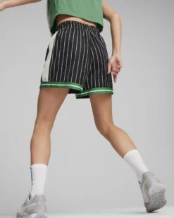 PUMA - SHORT NERO E VERDE DA DONNA T7 FANBASE