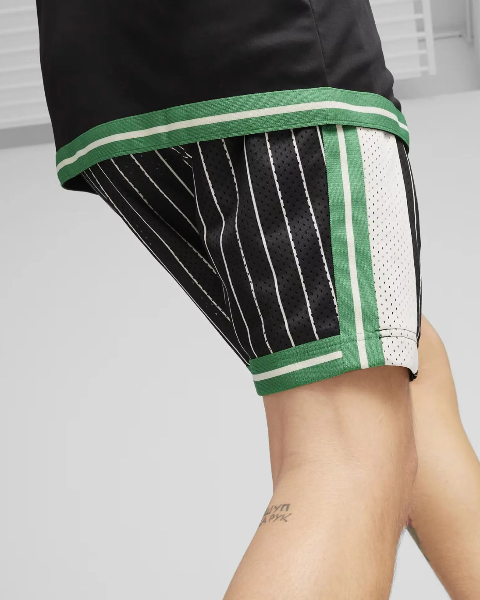 PUMA - SHORT NERO E VERDE DA UOMO T7 FANBASE