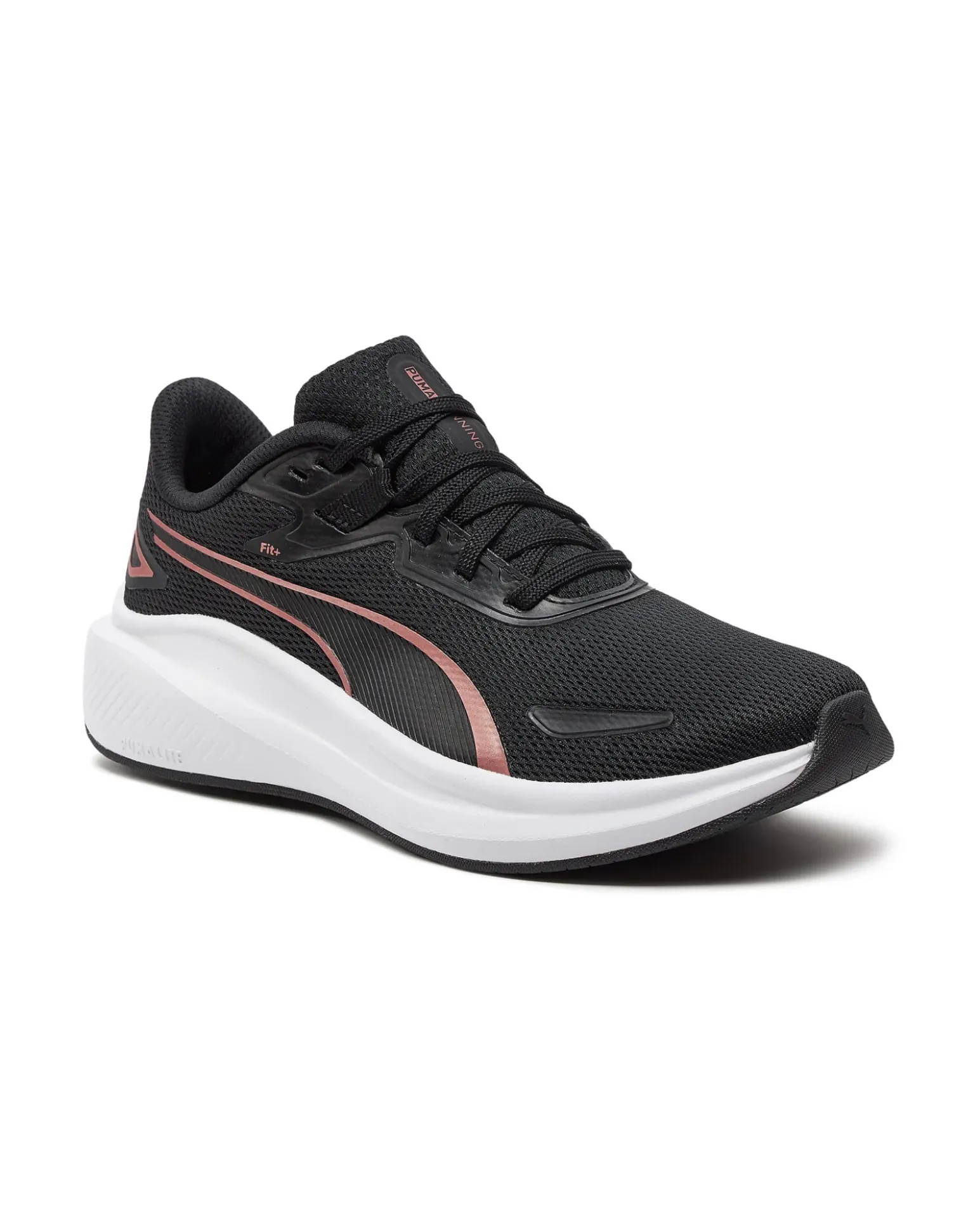 PUMA SKYROCKET- Scarpa da running nera bianca e rose golde