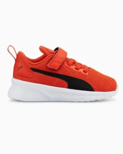 PUMA - Sneaker da bambino arancione e nera con strappo, numerata 20/27 - FLYER RUNNER V INF