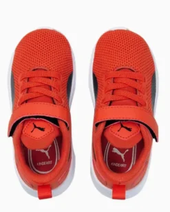 PUMA - Sneaker da bambino arancione e nera con strappo, numerata 20/27 - FLYER RUNNER V INF