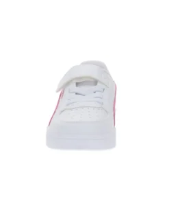 PUMA - Sneaker da bambino bianca e rosa con strappo, numerata 28/35 - CAVEN 2.0 AC PS