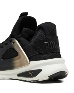 PUMA - Sneaker da donna slip on nera in mesh traspirante con soletta in memory foam - SOFTRIDE ENZO EVO MOLTEN WN