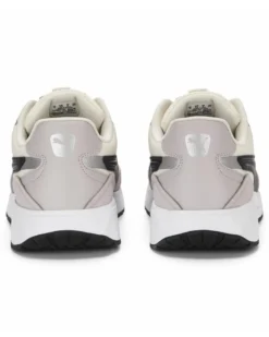 PUMA - Sneaker da uomo panna e grigia in mesh traspirante con logo blu e soletta in memory foam - RUNTAMED