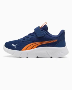 PUMA - SNEAKER JUNIOR FLEXFOCUS LITE MODERN PS BLU E ARANCIONE, NUMERATA DAL 28 AL 35, 401519-25