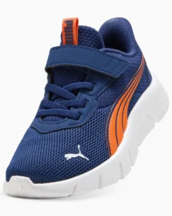 PUMA - SNEAKER JUNIOR FLEXFOCUS LITE MODERN PS BLU E ARANCIONE, NUMERATA DAL 28 AL 35, 401519-25