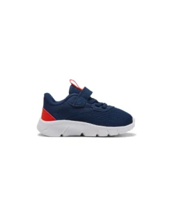 PUMA - SNEAKER KIDS FLEXFOCUS MODERN AC+ TD BLU CON DETTAGLI BIANCHI E ROSSI, NUMERATA 20/27,  311523-17
