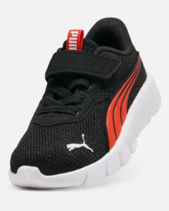 PUMA - SNEAKER KIDS FLEXFOCUS MODERN AC+ TD NERA CON DETTAGLI ROSSI, NUMERATA 20/27,  311523-38