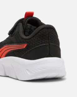 PUMA - SNEAKER KIDS FLEXFOCUS MODERN AC+ TD NERA CON DETTAGLI ROSSI, NUMERATA 20/27,  311523-38