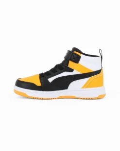 PUMA - Sneakers alta da bambini REBOUND V6 MID  numerata 28/35 393832-19