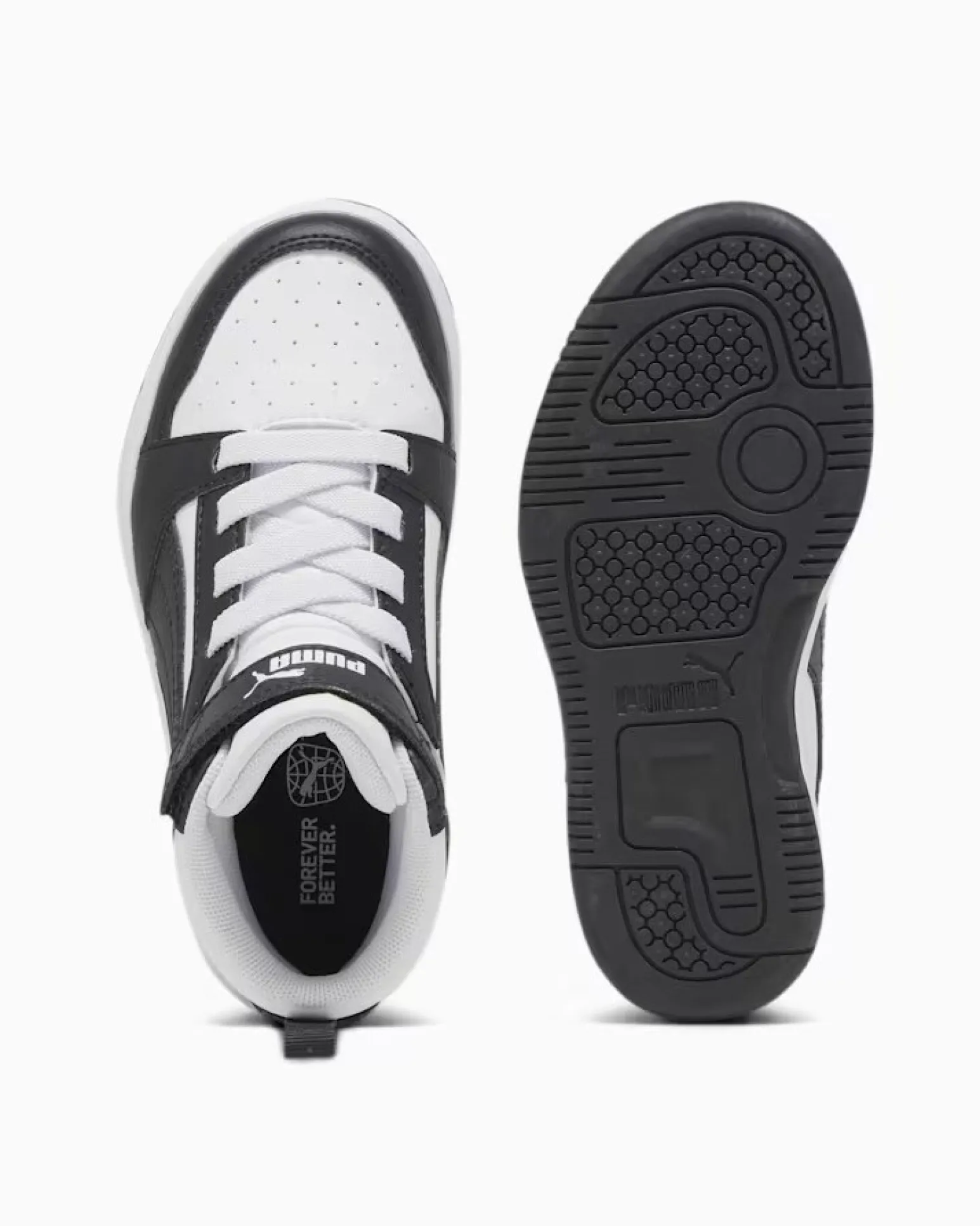 PUMA - Sneakers alta da bambini REBOUND V6 393832-01