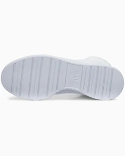 PUMA - Sneakers alta da uomo bianca con dettagli oro e soletta in memory foam - CAVEN MID