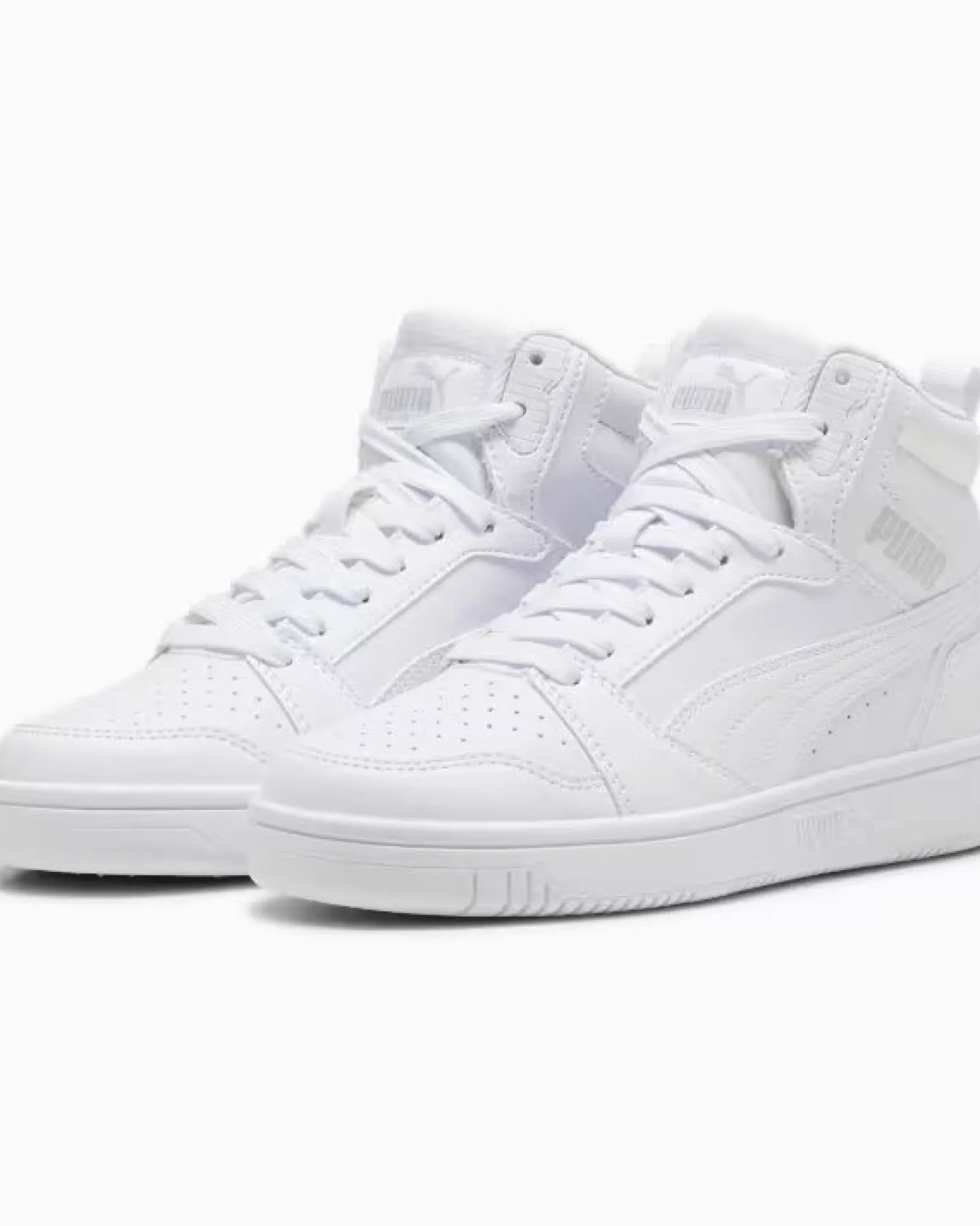 PUMA - sneakers alta REBOUND V6 MID bianca numerata 36/39 393831-05