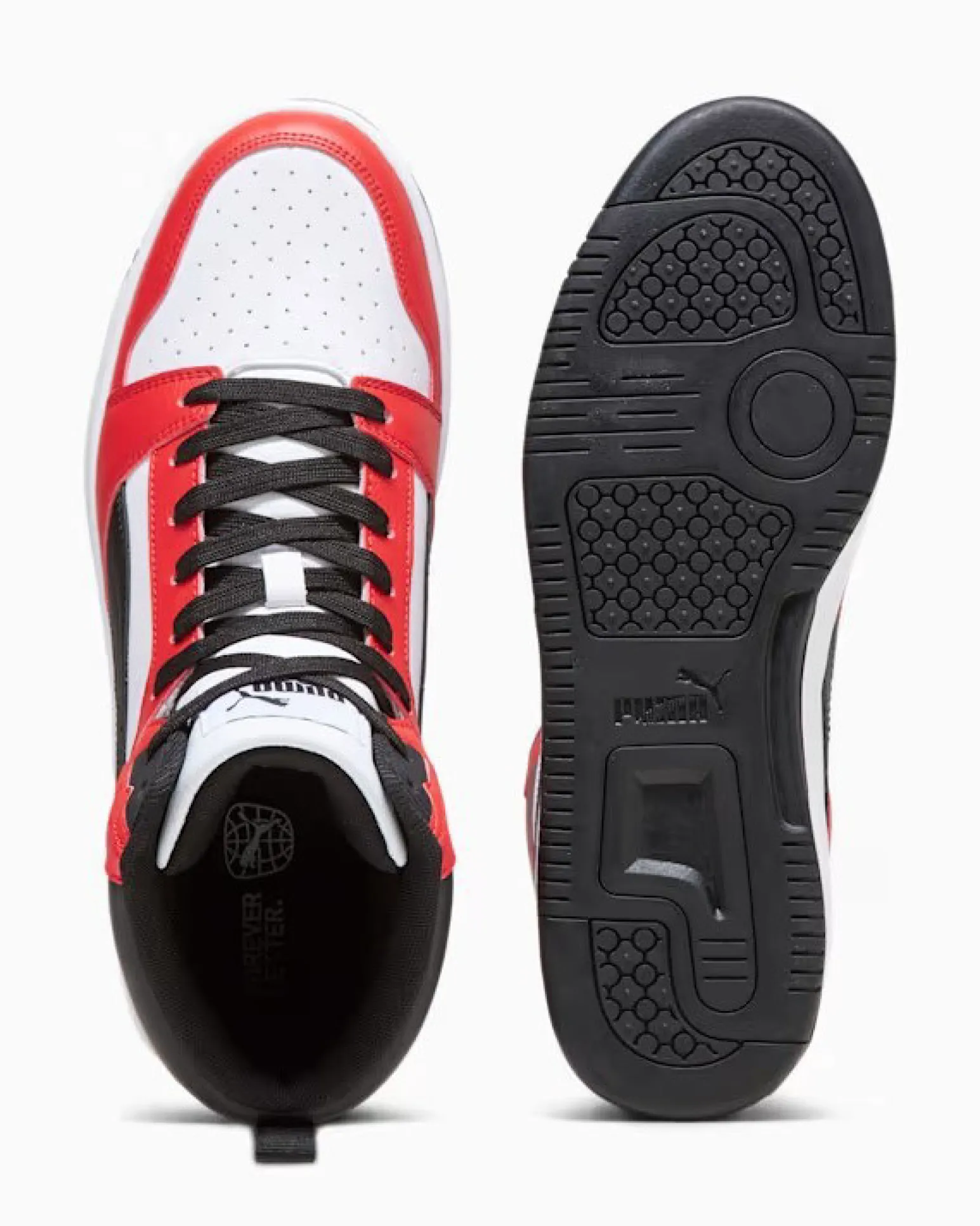 PUMA - sneakers alta REBOUND V6 MID numerata 36/39 393831-03