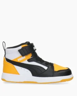 PUMA - Sneakers alta REBOUND V6 MID per bimbi ai primi passi numerata 20/27   396542-19