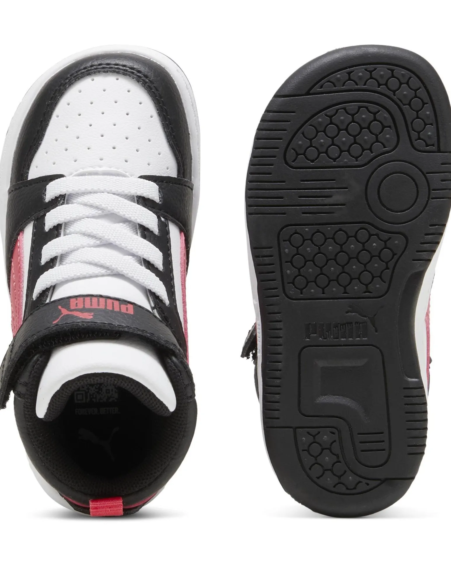 PUMA - Sneakers alta REBOUND V6 MID per bimbi ai primi passi numerata 20/27 396542-19