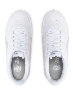 PUMA - Sneakers bianca con logo metallizzato, numerata 36/39 - JADA HOLO JR