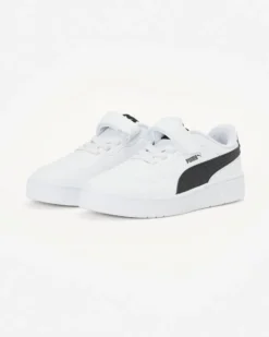 PUMA - SNEAKERS BIMBA  BIANCA E NERA  COURT LALLY PS   DAL 28 AL 35,  402305-02